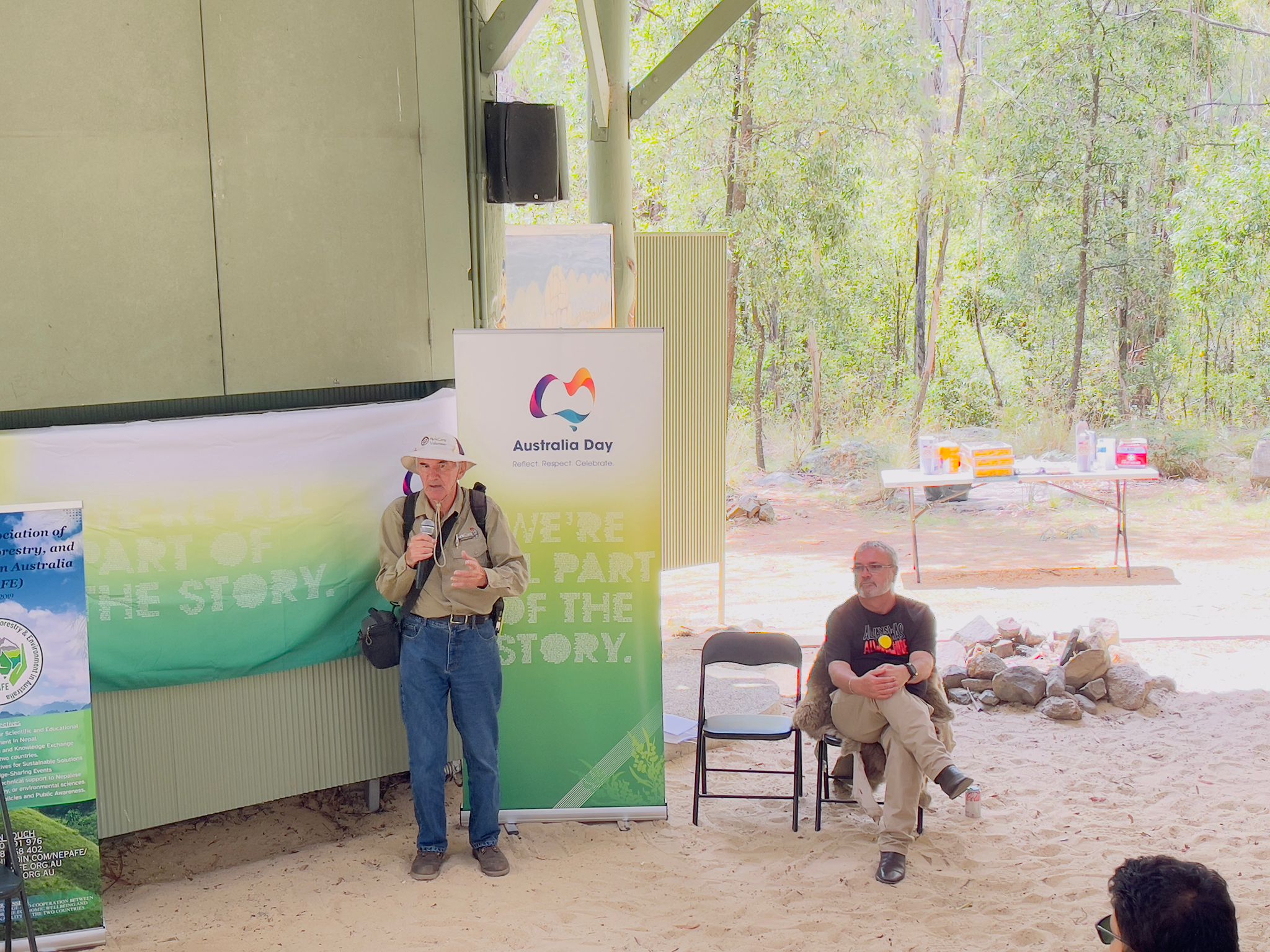 Park Care Volunteer of Tidbinbilla Nature Reserve during Australia Day 2025 Event