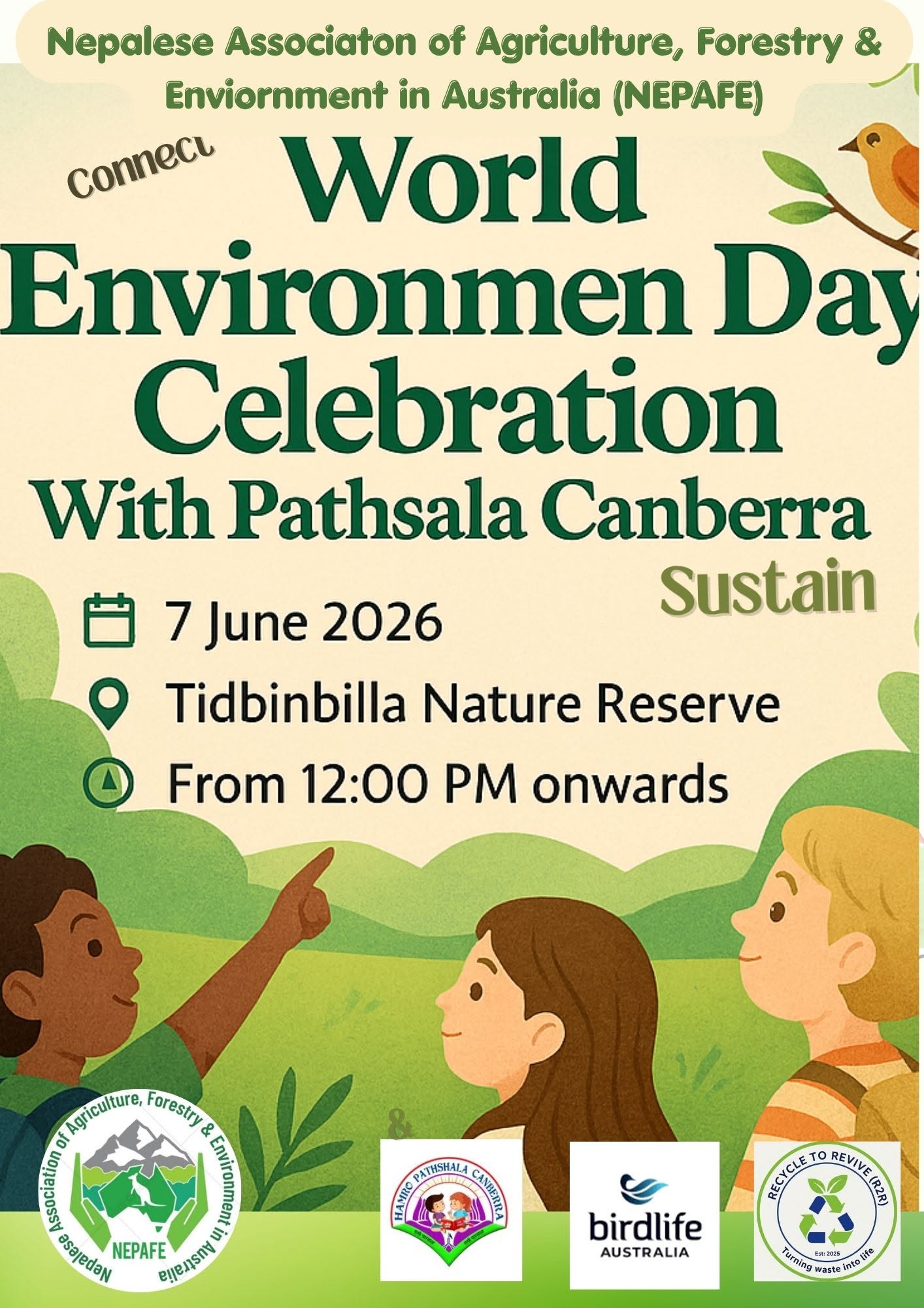 NEPAFE Celebrates World Environment Day, Birdwatching at Tidbinbilla Nature Reserve